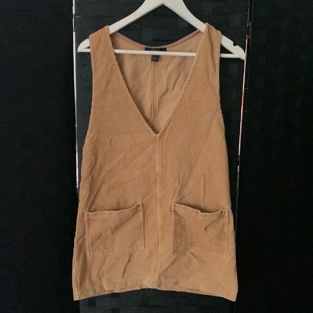 BOGO Tan Corduroy Mini Dress